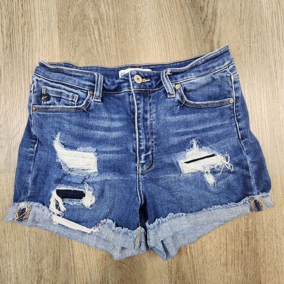 KanCan Distressed Denim Shorts size 29 - Picture 1 of 8